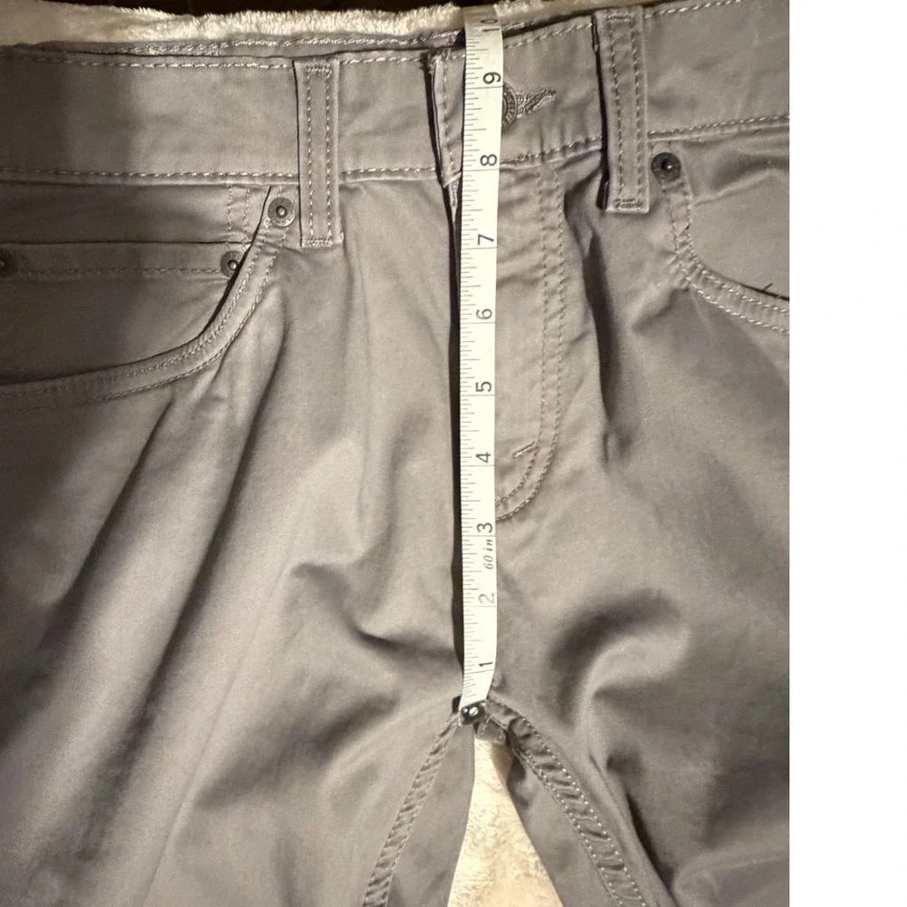 Levis 511 Slim Fit Boys Pants Gray Twill Size 16 Regular W28 L28 7648-G86